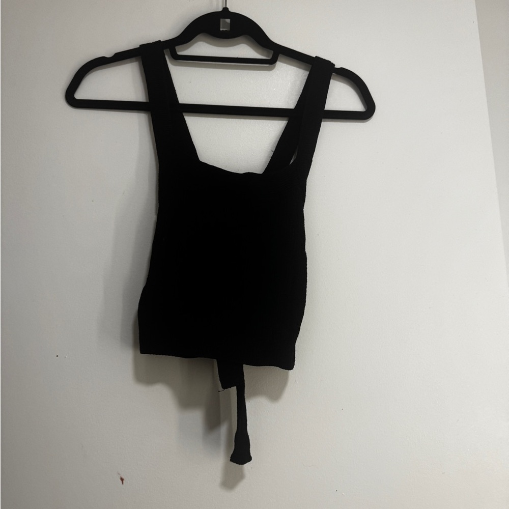 Wilfred Black Crop Top